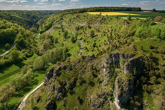 LANDSCAPE: Aerial view of Wallersberg Photograph: Ermell