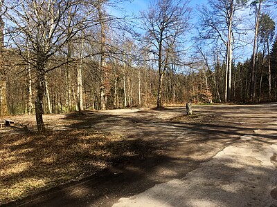 Wanderparkplatz Pfeifferstein bei Tübingen Bebenhausen.jpg