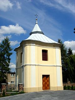 Waśniów Village in Świętokrzyskie, Poland