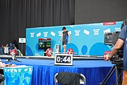 Deutsch: Gewichtheben bei den Olympischen Jugendspielen 2018; Tag 1, 7. Oktober 2018; Jungen 56 kg English: Weightlifting at the 2018 Summer Youth Olympics at 7 October 2018 – Boys' 56 kg