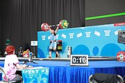 Deutsch: Gewichtheben bei den Olympischen Jugendspielen 2018; Tag 1, 7. Oktober 2018; Jungen 56 kg English: Weightlifting at the 2018 Summer Youth Olympics at 7 October 2018 – Boys' 56 kg