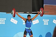 Deutsch: Gewichtheben bei den Olympischen Jugendspielen 2018; Tag 2, 10. Oktober 2018; Jungen 62 kg English: Weightlifting at the 2018 Summer Youth Olympics at 8 October 2018 – Boys' 62 kg