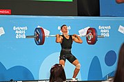 Deutsch: Gewichtheben bei den Olympischen Jugendspielen 2018; Tag 2, 10. Oktober 2018; Jungen 62 kg English: Weightlifting at the 2018 Summer Youth Olympics at 8 October 2018 – Boys' 62 kg