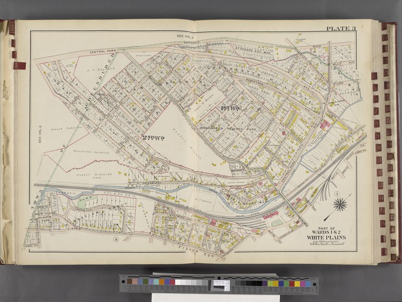 File:Westchester, V. 1, Double Page Plate No. 3 (Map bounded by Central Park Hartsdale Rd., Summit Ave., John St., Orawaupum Ave., Bank St., Fisher Ave., Linden Pl.) NYPL2055650.tiff