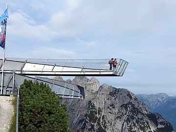 Aussichtsplattform Alpspix und Waxensteinkette