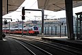 Deutsch: Cityjet bei der Ausfahrt am Wiener Hauptbahnhof