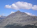 Mount Wilcox vom Athabasca-Gletscher aus