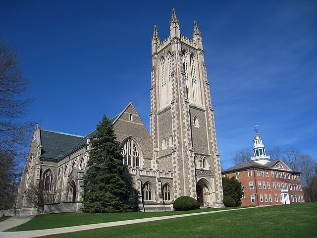 Image: Williams College   Thompson Memorial Chapel exterior view