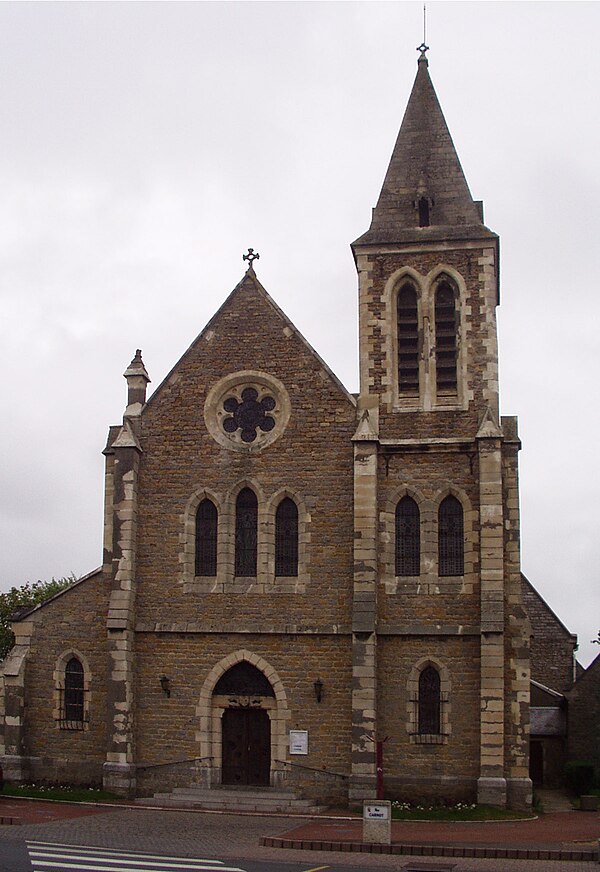 The west front of the church