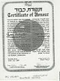 Yad Vashem Righteous Gentile Certificate.JPG