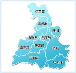 Location in Yidu City