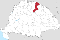 Poloha župy v Uhorsku