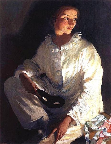 File:Zinaida Serebryakova - self-portrait as Piero (1911).jpg