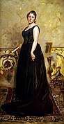 Portrait of a lady (1894), by Cesare Tallone