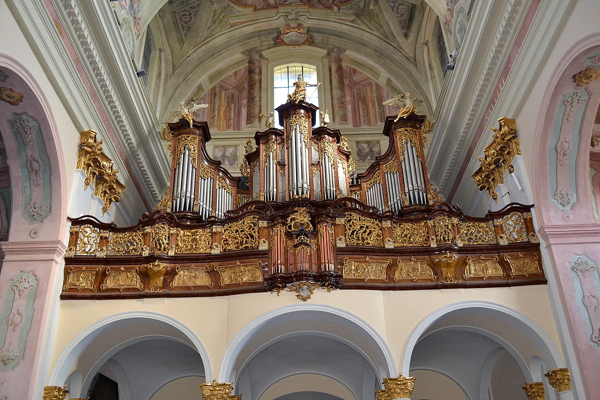 Базилика 7. Ригер Клосс орган. Šaštín Basilica.