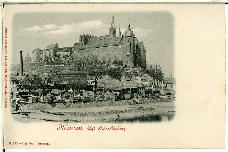 File:00909-Meißen-1899-Burgberg mit Bischofssschloß-Brück & Sohn Kunstverlag.jpg