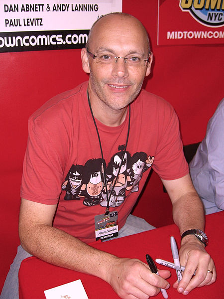 Lanning at the New York Comic Con in Manhattan, 10 October 2010