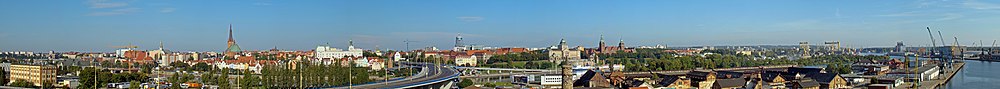 Szczecin: Geografi, Administrativ indelning, Historia