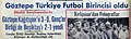 12 Haziran 1950 tarihli Ulus gazetesinde 1950 Türkiye Futbol Birinciliği