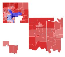 2012 United States House of Representatives election in OK-05.svg