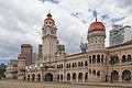 * Nomination Sultan Abdul Samad Building. Kuala Lumpur, Malaysia. --Halavar 10:39, 24 December 2016 (UTC) * Promotion Overall, it's probably a bit over the line, considering the atmospheric conditions of the day. However, I'm not all that happy with the sharpness of the further reaches of the building, so if you can do at least a subtle sharpening, I think you could improve the photo. -- Ikan Kekek 12:05, 24 December 2016 (UTC)  Done --Halavar 12:16, 24 December 2016 (UTC)