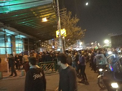 Tehran şəhərində kütləvi etiraz aksiyaları (31 dekabr 2017)