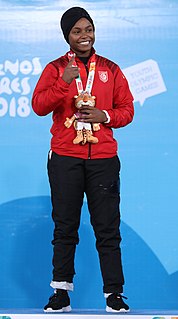 Ghofrane Belkhir Tunisian weightlifter