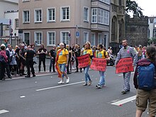 LGBT refugees at a demonstration in Cologne, Germany, 2019. 2019 CSD Kolm 058.jpg