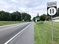 File:2022-07-16 10 32 03 View south along Delaware State Route 11 (Arthursville Road) at Delaware State Route 300 (Sudlersville Road) in Shorts Corner, Kent County, Delaware.jpg