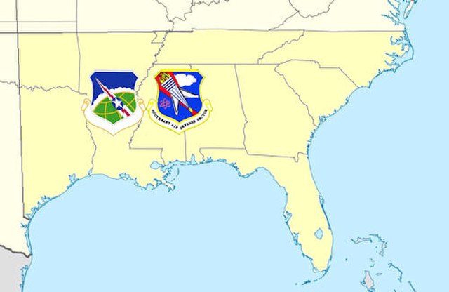 23rd Air Division/Southeast Air Defense Sector AOR, 1979-1987