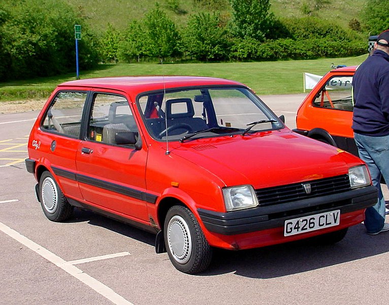 File:293 - August 1989 red Austin Metro 1.0 City X.jpg