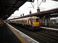 A Class 334 at Dumbarton Central