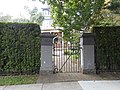 .. and the gatepost that it's mounted on.