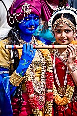 A Krishna Radha couple at the Festival Of Chariots 2010.jpg