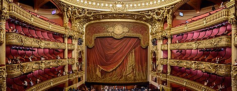Auditorium of Opéra Garnier by Charles Garnier