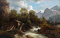 Adolf Chwala – Horská řeka s mlýnem