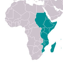 General definition of East Africa (2005) Africa (Eastern region).png