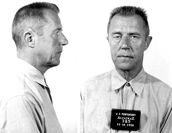 Karpis in a 1958 mugshot