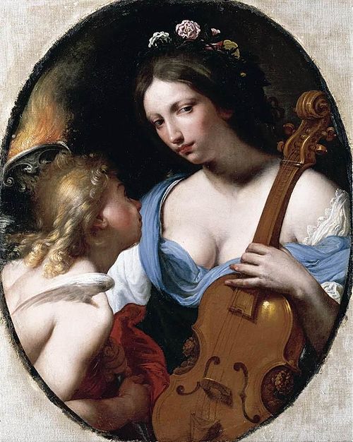 Personification of Music by Antonio Franchi, c. 1650