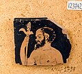 Apulian red figure fragment - RVAp extra - satyr - Lucera MAU 1798