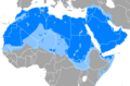 Arabic Language distribution