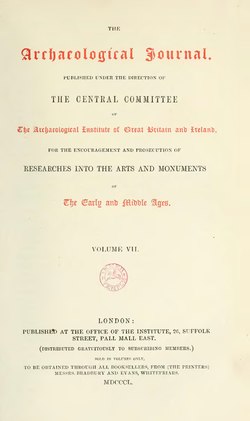 Archaeological Journal, Volume 7.djvu