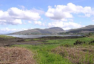 Blick über die Aros Bay