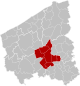 Arrondissement Roeselare Belgium Map.svg