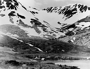 Bosättning på ön, 1937.
