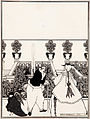 Aubrey Beardsley - The driving of Cupid from the garden - preparatory drawing for the cover design of 'The Savoy', no.3... - Google Art Project.jpg