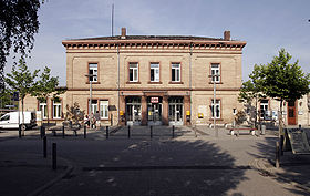 Der Heppenheimer Bahnhof im Juni 2007