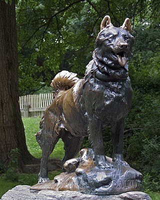 <span class="mw-page-title-main">Statue of Balto</span> Statue in Central Park, Manhattan, New York, U.S.