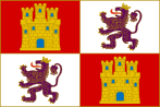 Royal standard of the Crown of Castile. Used in Pensacola from 1559.