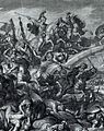 Battle at the Milvian Bridge, Gérard Audran after Charles Le Brun, 1666-crop.jpg